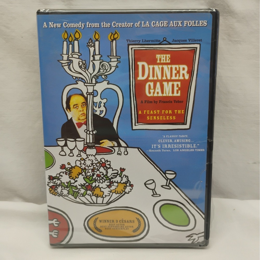 The Dinner Game (1998, French: Le Diner de Cons) DVD Franeis Veber NEW & SEALED!